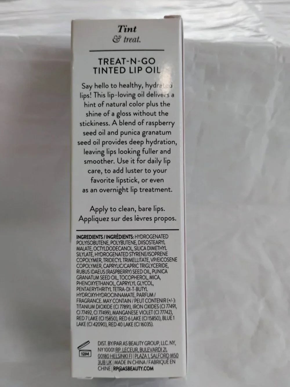 Laura Geller Tinted Lip Oil-Shade 'Crunch Time' Neutral Nude-NWT -Full Size